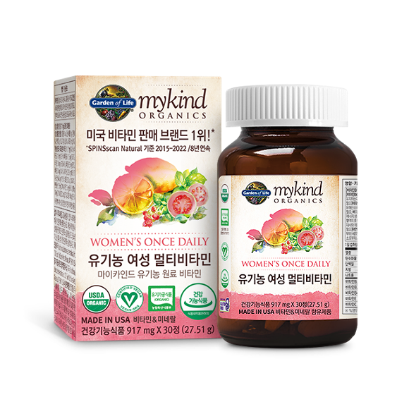 마이카인드 유기농 여성 종합 멀티 비타민 30정